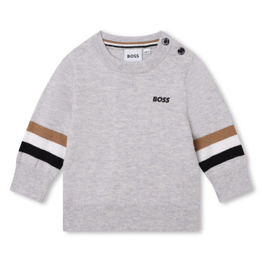 Sweater gris BOSS para bebé